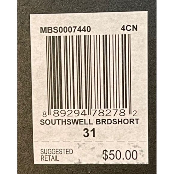 Hurley Men's Board Shorts Green & Blue Striped Swim Trunks Size 31 - Picture 7 of 9